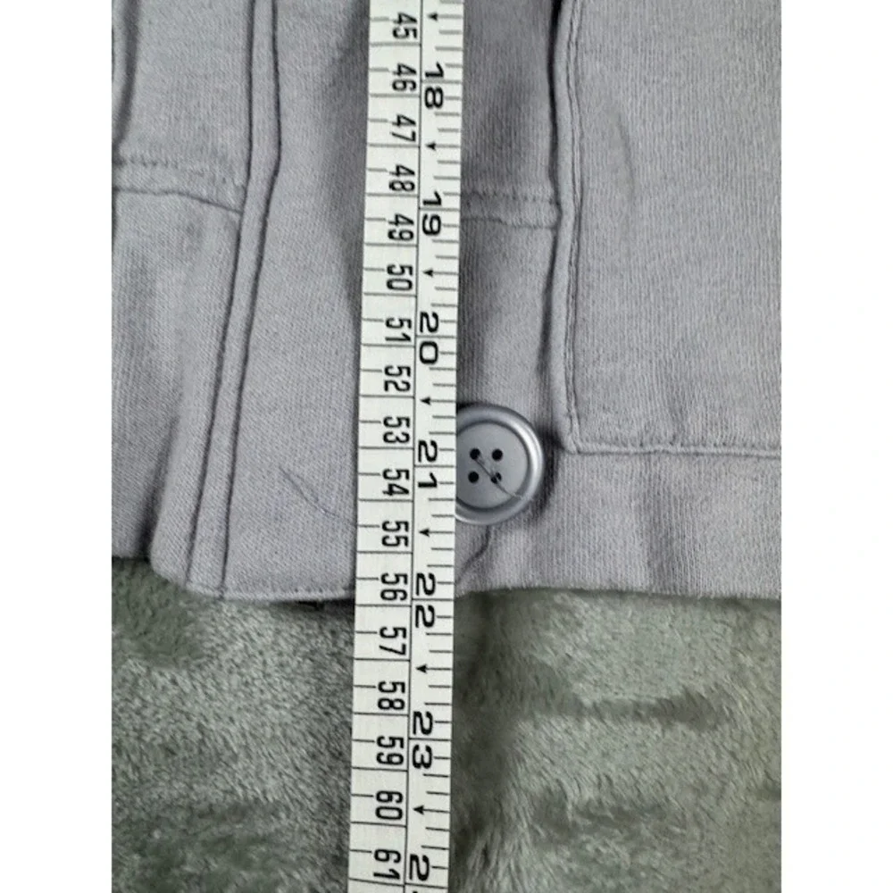 Banana Republic Women's L Button Front Fleece Sweatshirt Jacket Casual Outerwear